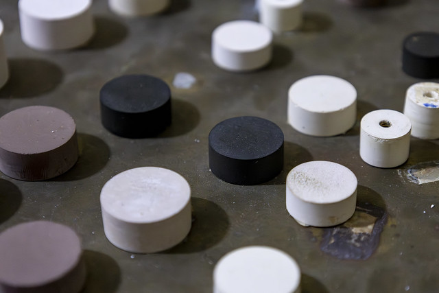 Imagem: composto cerâmico em detalhe