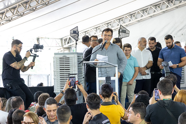 O reitor Custódio Almeida destacou o crescimento acelerado do Campus de Crateús e disse que há espaço para mais expansão nos próximos anos (Foto: Viktor Braga/UFC)