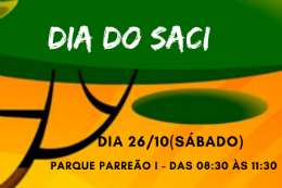 Imagem: cartaz do evento com fundo amarelo e desenho de uma árvore