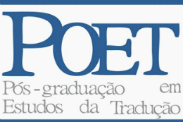 Imagem: logomarca do POET na cor azul com fundo branco