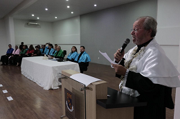 Discurso do reitor da UFC, Prof. Cândido Albuquerque, na colação de grau do Campus de Quixadá