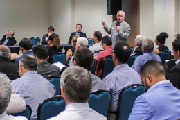 Imagem: Vice-presidente da FCPC, Paulo Aragão, proferiu palestra sobre fundos patrimoniais (Foto: divulgação)