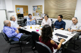 Imagem: Segundo  reitor, o ponto fundamental para a UFC a partir de agora é ser protagonista também na implantação dos diversos programas e projetos previstos no plano (Foto: Viktor Braga/UFC)