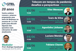 Imagem: cartaz do evento nas cores verde e azul