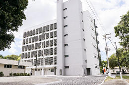 Imagem: prédio do Condomínio de Empreendedorismo e Inovação