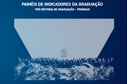 Imagem: Tela do painel com dados da Graduação da UFC