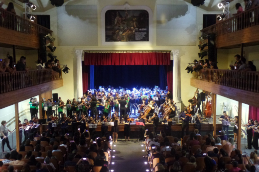 Imagem: Concerto de fim de ano realizado em 2019, antes da pandemia de covid-19 (Foto: divulgação)