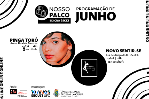 Imagem: Peça de divulgação do projeto Nosso Palco