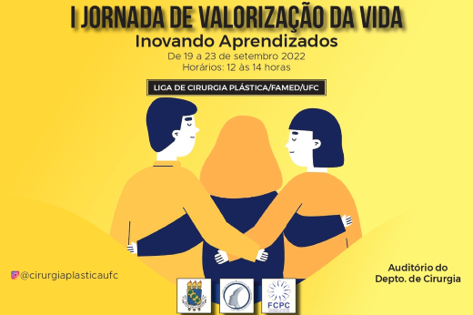 Imagem: banner de divulgação da I Jornada de Valorização da Vida