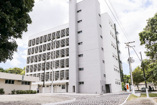 Imagem: prédio do Condomínio de Empreendedorismo e Inovação