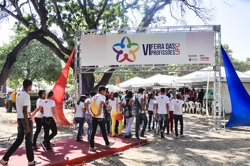 Imagem: A última edição da Feira das Profissões havia ocorrido em 2014 (Foto: Ribamar Neto/UFC)