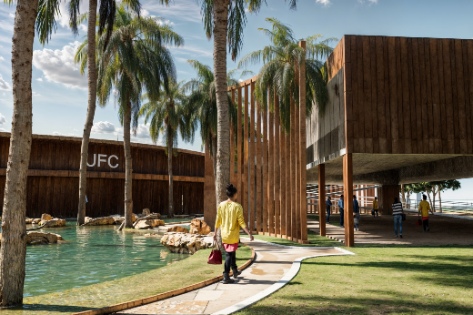 Imagem: Os alojamentos e salas de aula são parte importante do projeto da Estação Científica da UFC em Jericoacoara, pois irá propiciar um fluxo contínuo de estudantes, servidores e pesquisadores (Foto: Divulgação/LABOMAR)